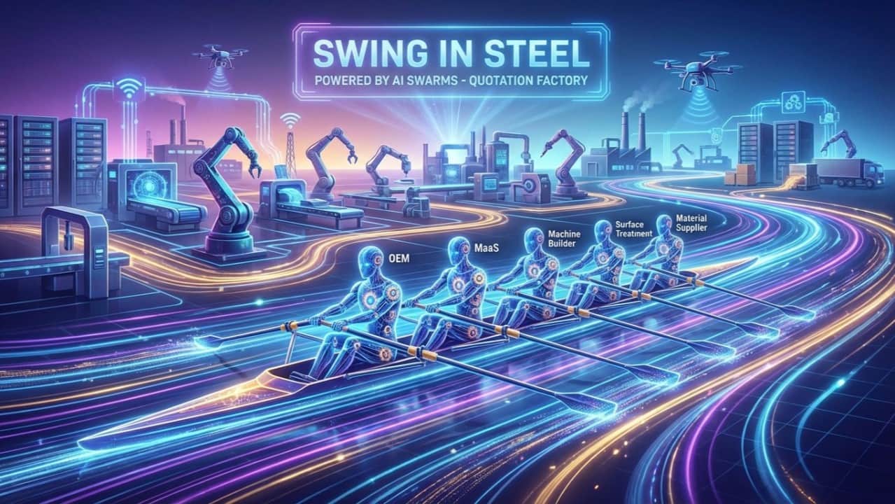 “Swing in Steel” - How AI Swarms Will Transform Manufacturing